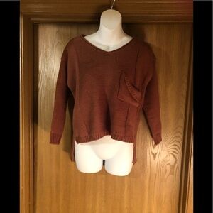 Brown distressed sweater size M​​​​​​​